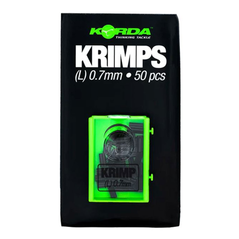 Korda Spare Krimps - Quetschhülsen Large 0,7mm - 50 Stück