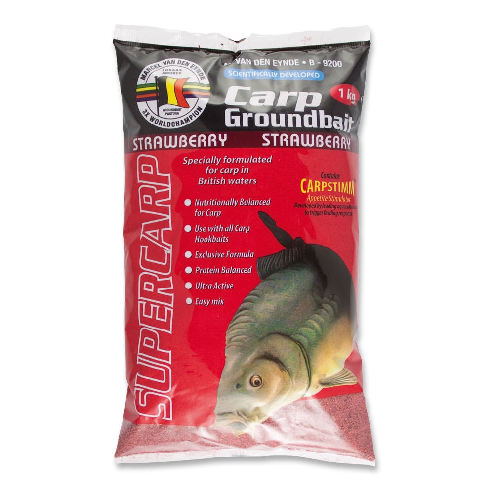 Van den Eynde Groundbait Supercarp Grundfutter Strawberry - 1kg