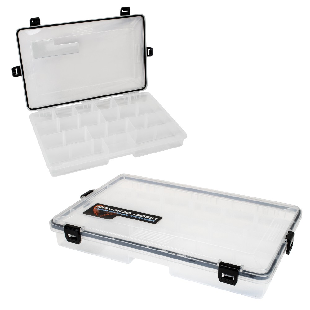 Savage Gear Waterproof Box - Sortimentsbox 35,5 x 23 x 5 cm