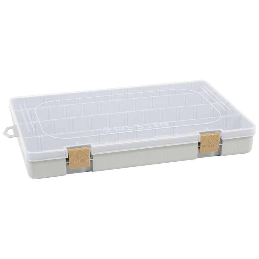 Westin W3 Tackle Box Kunstköderbox 35,5 x 22,5 x 3,5cm - grey clear - 1Stück