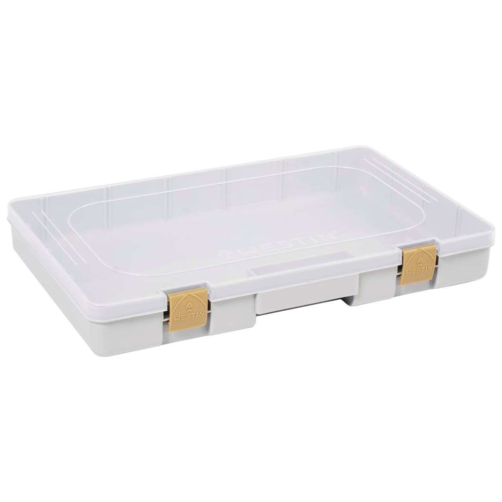 Westin W3 Tackle Box Kunstköderbox 36 x 22,5 x 4,8cm - grey clear - 1Stück