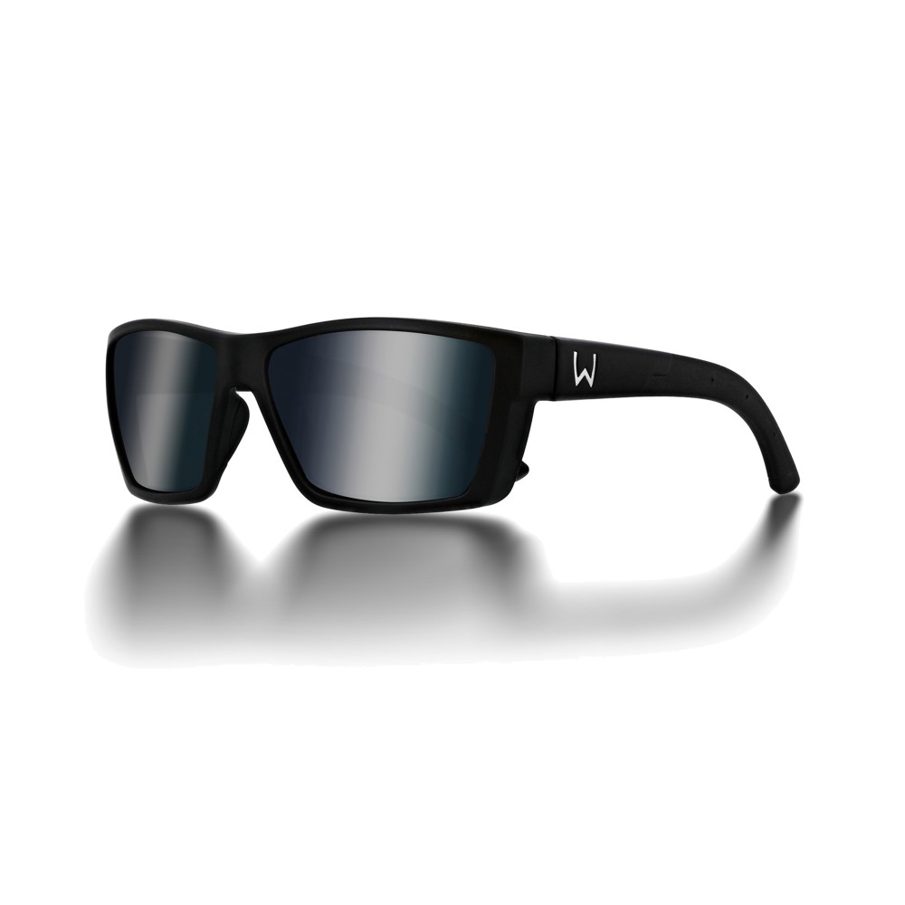 Westin W6 Street 100 Matte Black - LB Smoke LM Silver Flash AR Blue - Polarisationsbrille