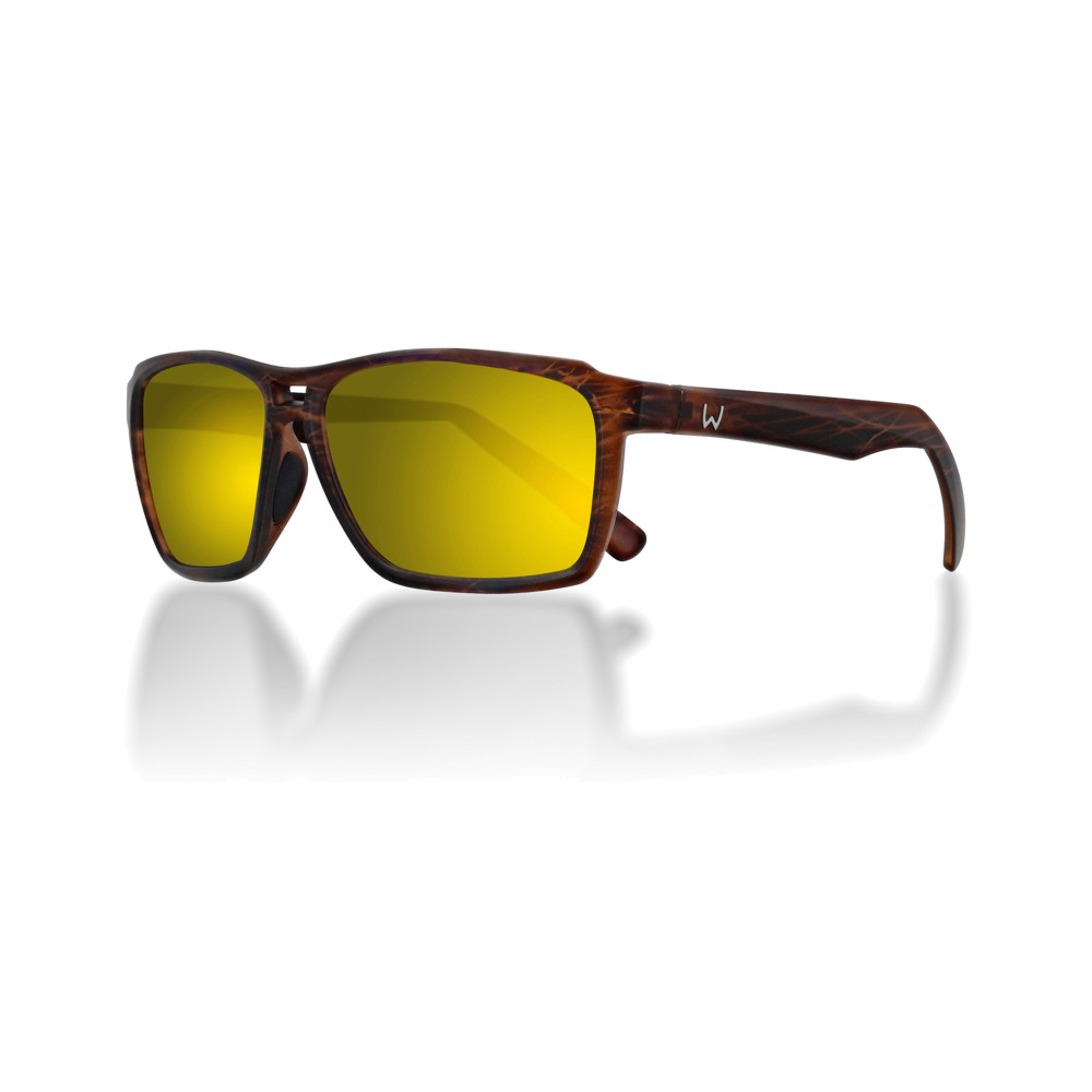 Westin W6 Street 150 Matte Brown Stripe - LB Brown LM Yellow AR Green - Polarisationsbrille