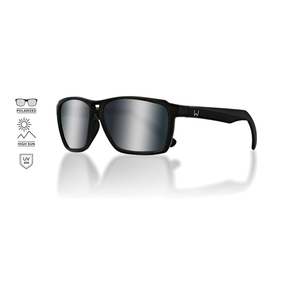 Westin W6 Street 150 Matte Black - LB Smoke LM Blue White AR Blue - Polarisationsbrille