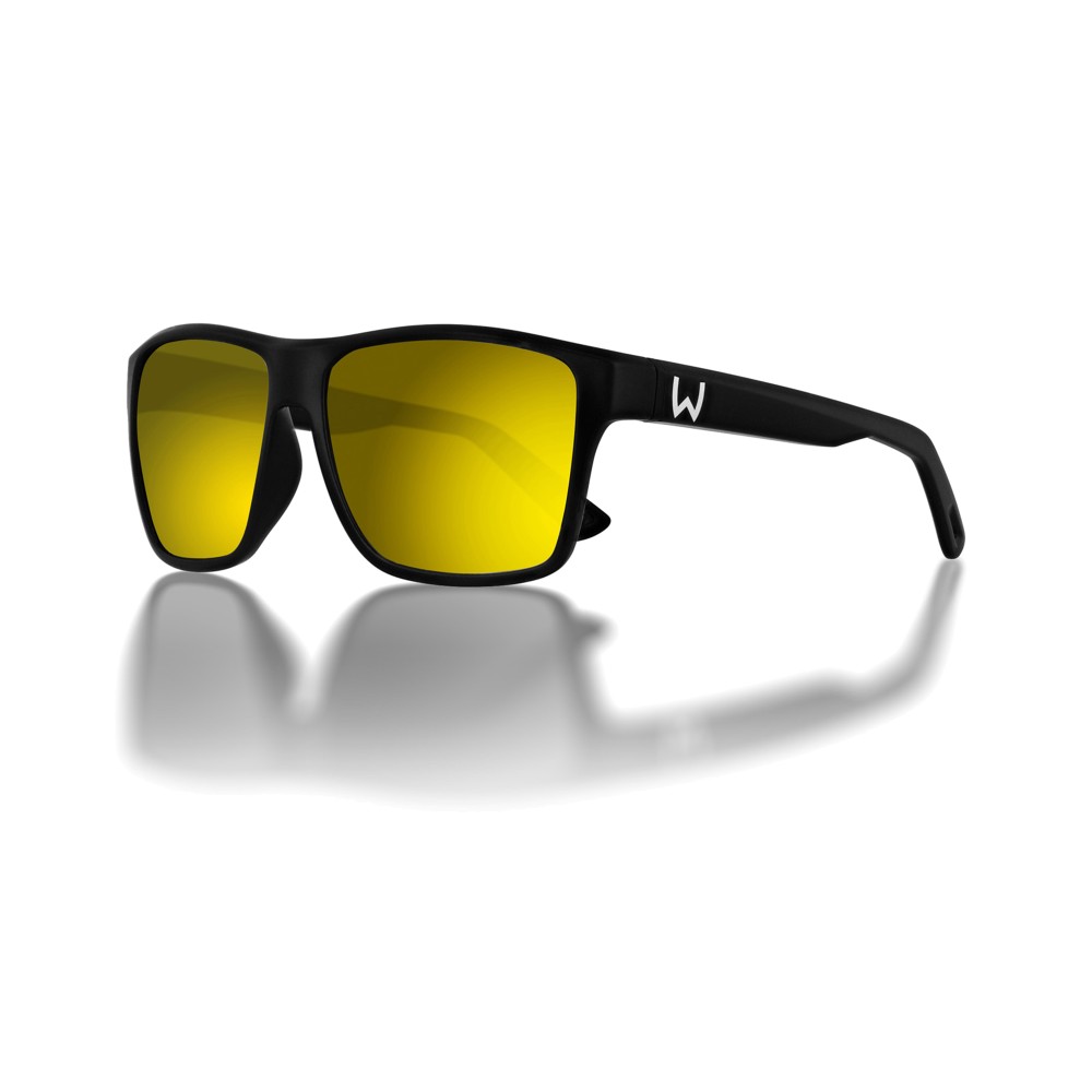 Westin W6 Street 200F - Polarisationsbrille Matte Black - LB Brown LM Yellow AR Green