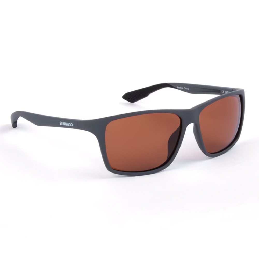 Shimano Technium - Polarisationsbrille Matte Dark Grey & Copper