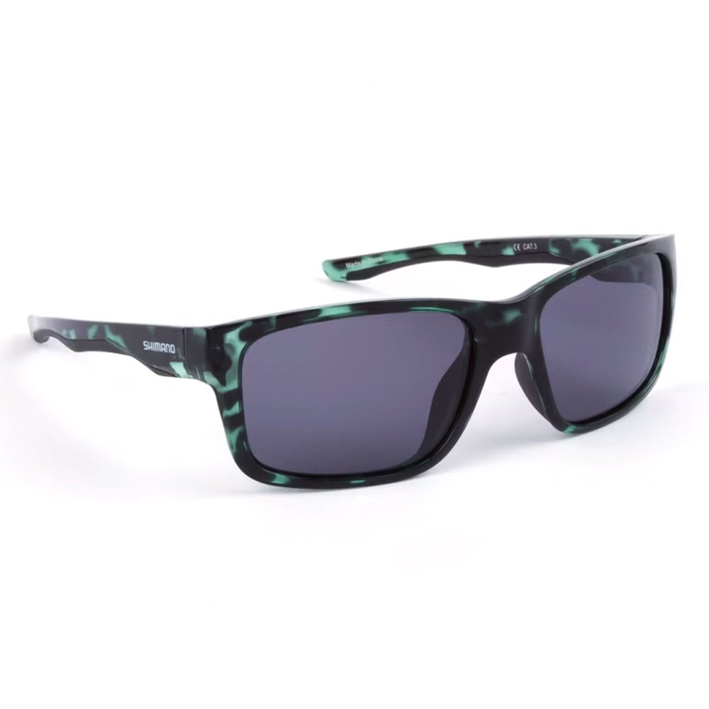 Shimano Aspire Dark Green Tortoiseshell & Dark Grey - Polarisationsbrille Green Tortoiseshell & Dark Grey
