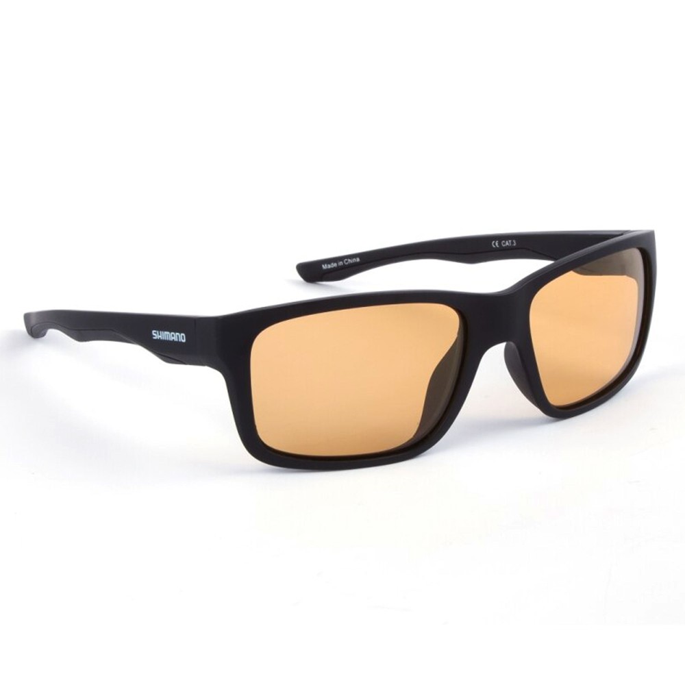 Shimano Aspire - Polarisationsbrille Matte Black & Yellow