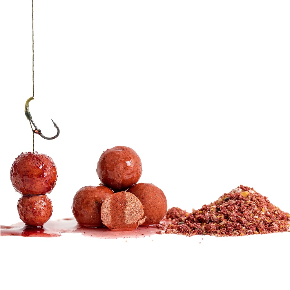 Pro line Readymades Liquid Bait Booster - Flüssiglockstoff Garlic & Robin Red - rot-braun - 500ml