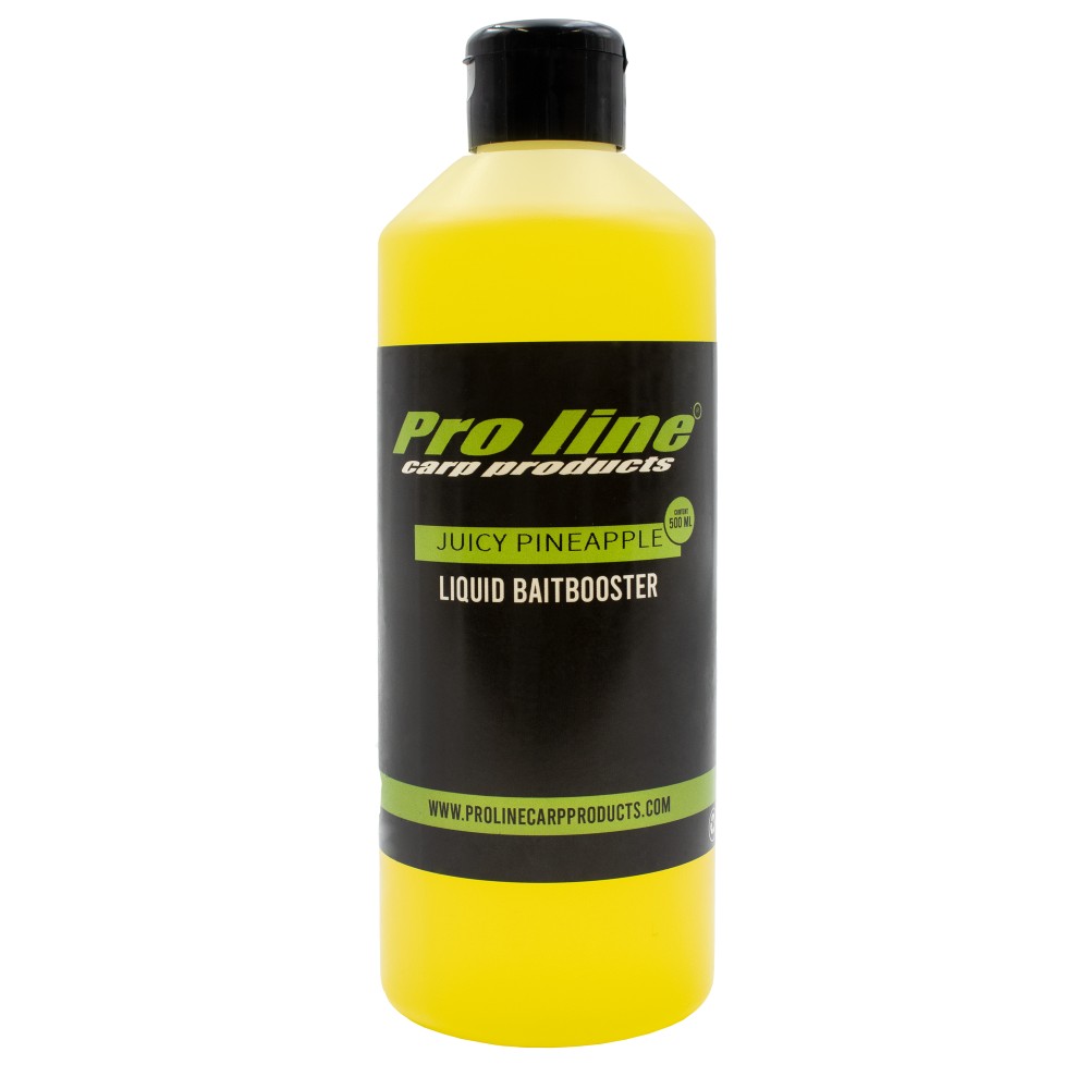 Pro line Readymades Liquid Bait Booster - Flüssiglockstoff Juicy Pineapple - neon gelb - 500ml