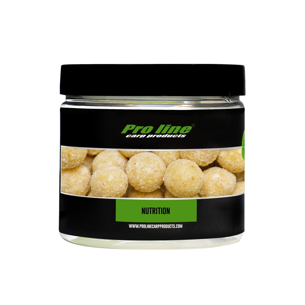 Pro line Readymades Coated Hookbaits Core Boilies NuTrition - beige - 200ml - 20mm