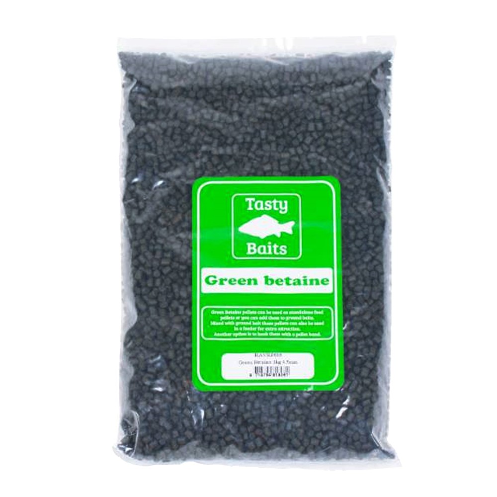Tasty Baits Green Betaine Pellet 6,0mm - 1kg