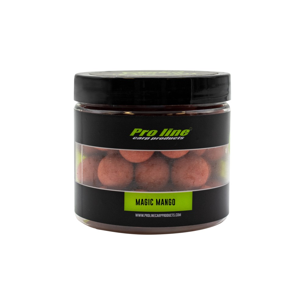 Pro line Readymades Coated Pop-Ups Core Boilies Magic Mango - orange - 200ml - 15mm