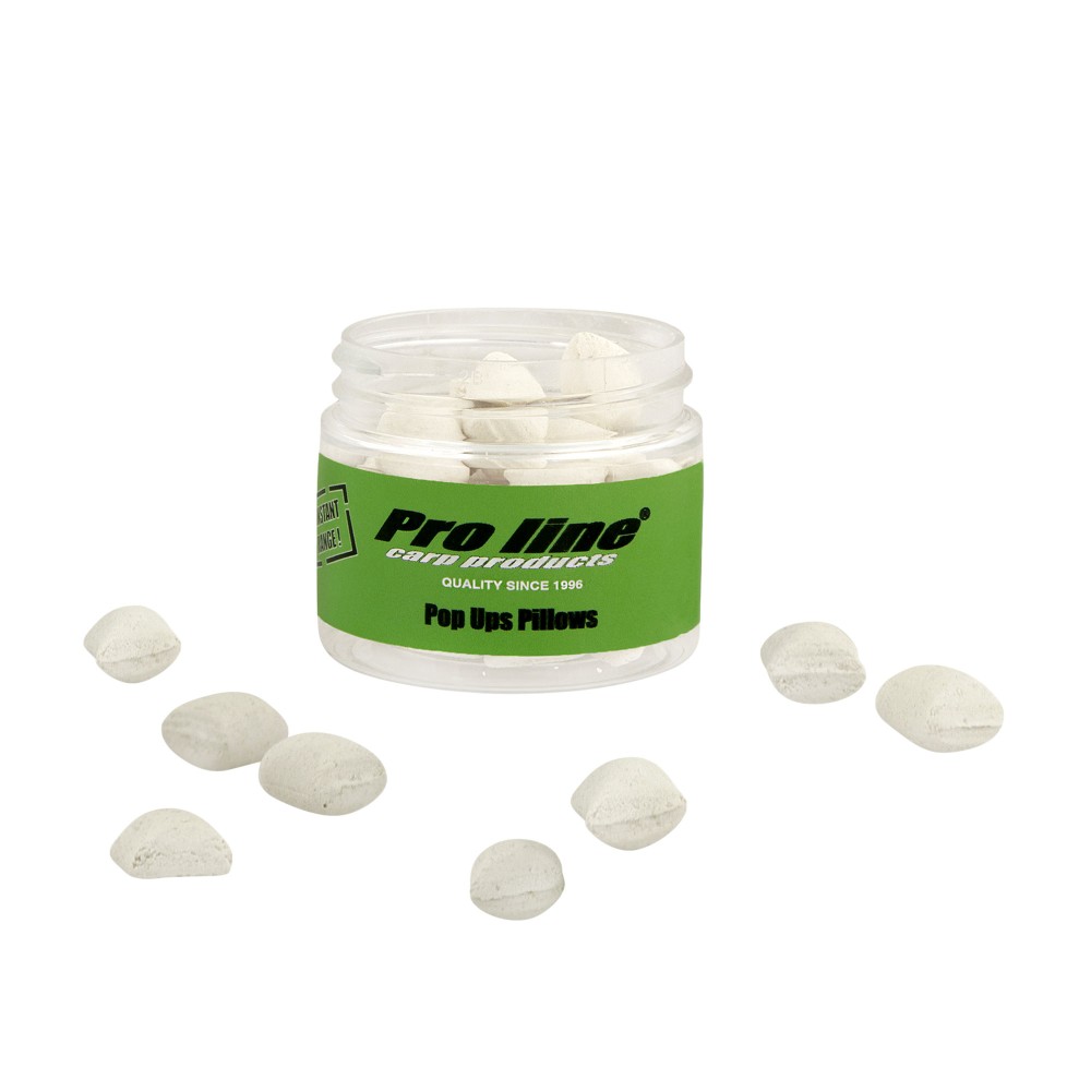 Pro line High Instant Readymades Pop-Ups Pillows Boilies Squid & Garlic - weiß - 50ml