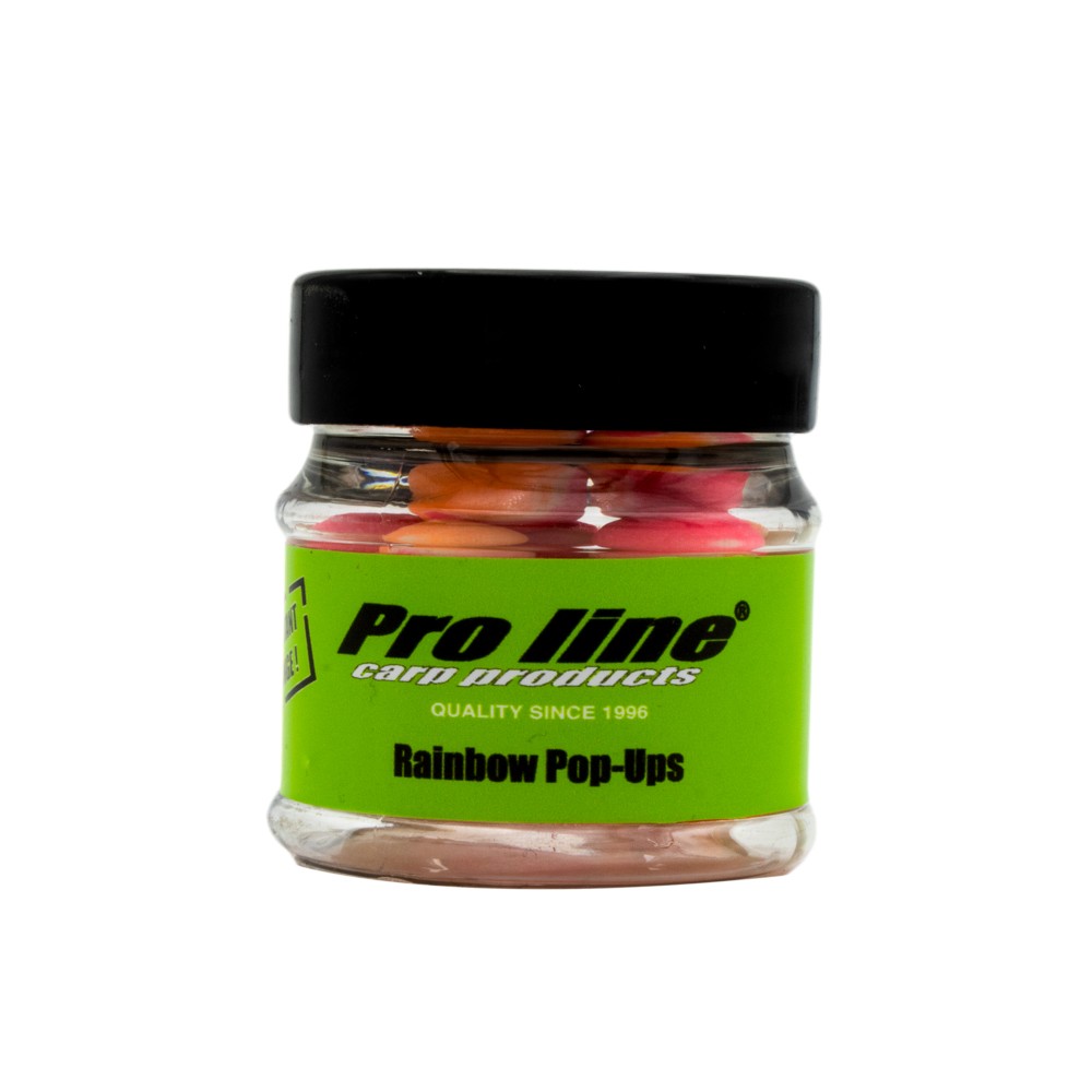 Pro line High Instant Readymades Rainbow Pop-Ups - Boilies Strawberry-Ice - Pink - 50ml - 15mm