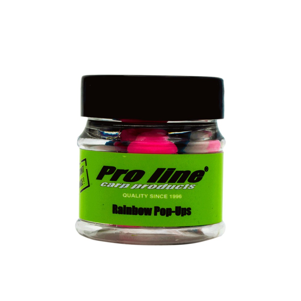 Pro line High Instant Readymades Rainbow Pop-Ups - Boilies Monstercrab - dunkelrot - 50ml - 15mm