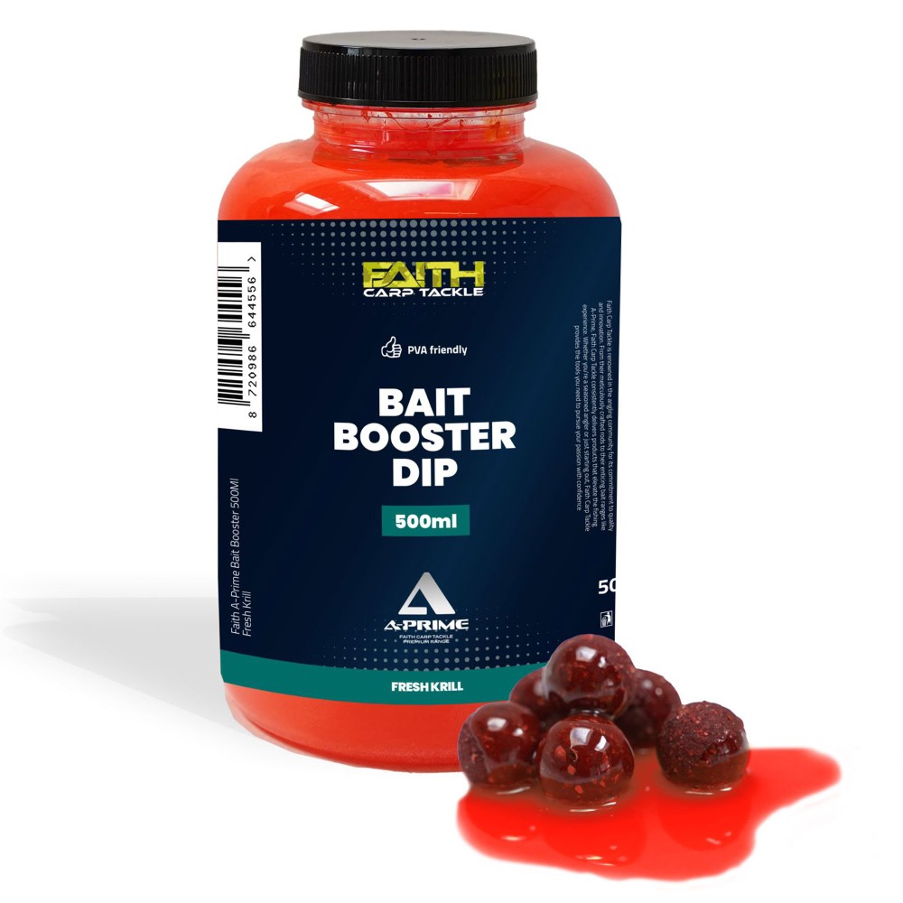 Faith A-Prime Bait Booster Dip - Lockstoff Fresh Krill - 500ml