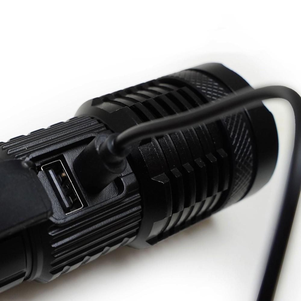 Faith High Power Laser LED - 10W - Flashlight - Rechargeable - Taschenlampe wiederaufladbar wiederaufladbar