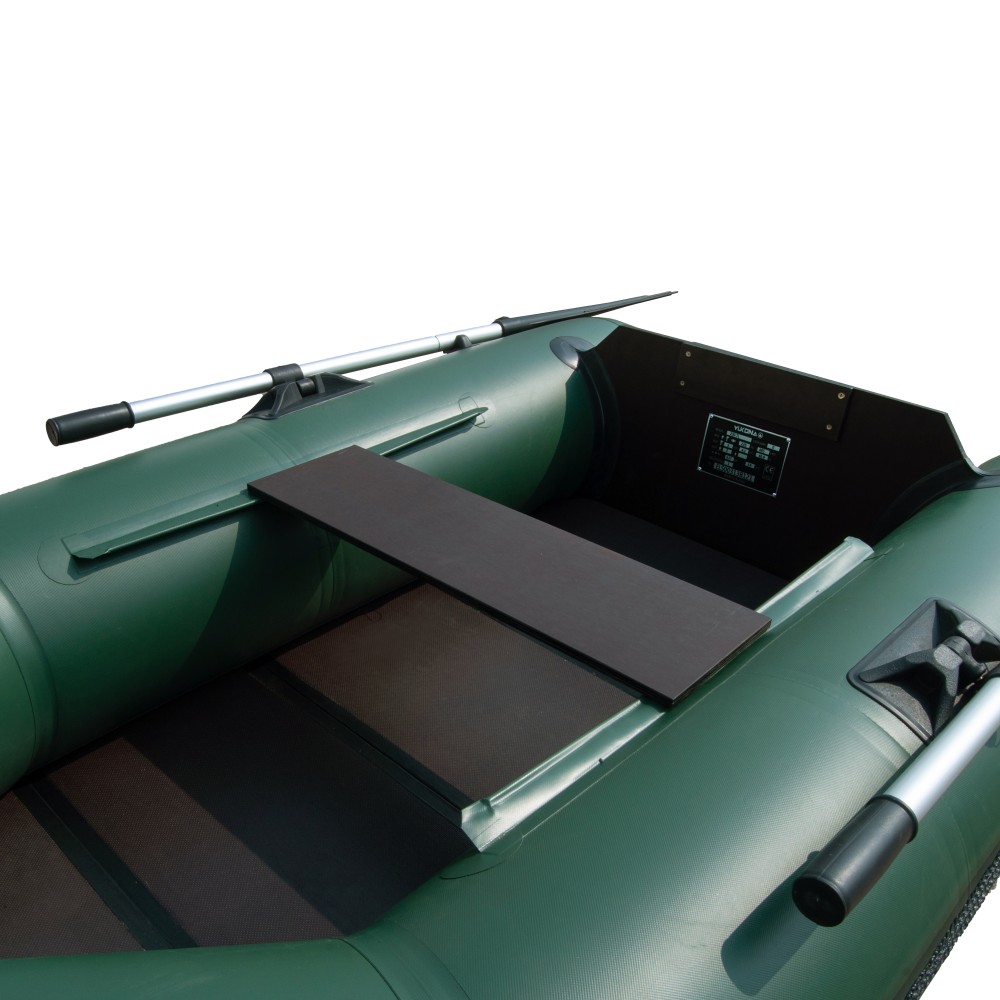 YUKONA 230 TL Inflatable Boat mit Lattenboden 2,30m - TK220kg - green,grey