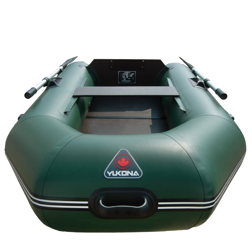 YUKONA 230 TL Inflatable Boat mit Lattenboden 2,30m - TK220kg - green,grey