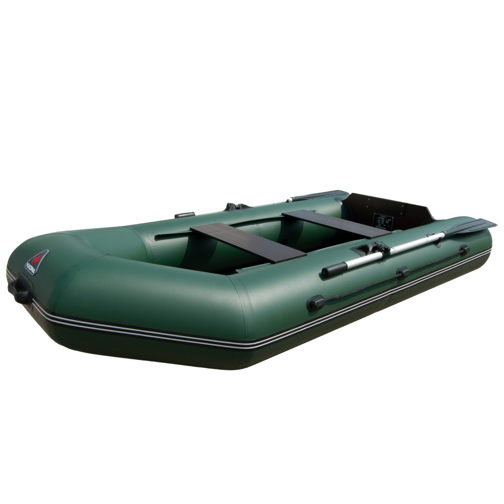 YUKONA 280 TL Inflatable Boat mit Lattenrost 2,80m - TK350kg - green,grey