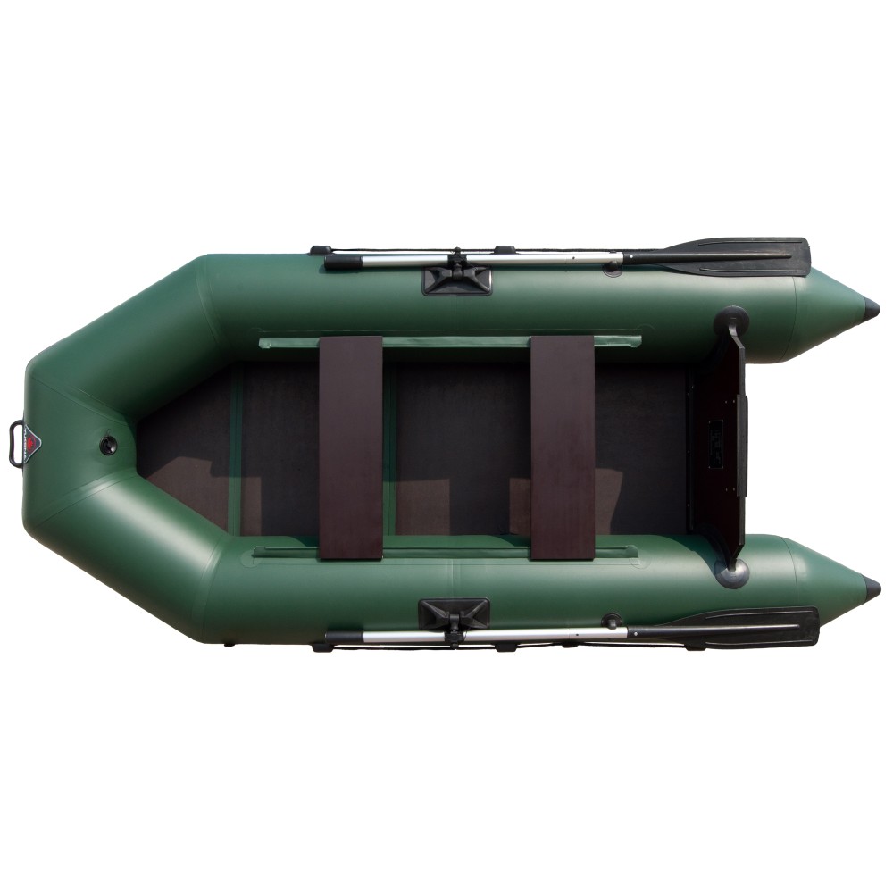 YUKONA 280 TL Inflatable Boat mit Lattenrost Schlauchboot 2,80m - TK350kg - green,grey