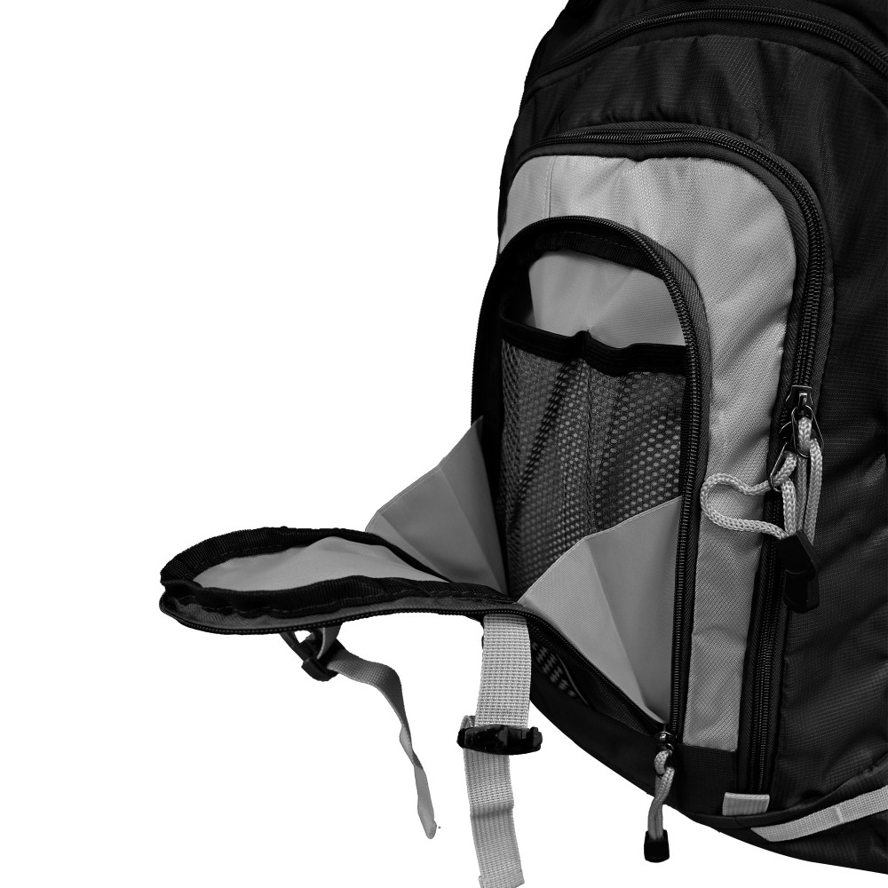 FTM Angelweste mit Rucksack Schwarz/Grau - universal