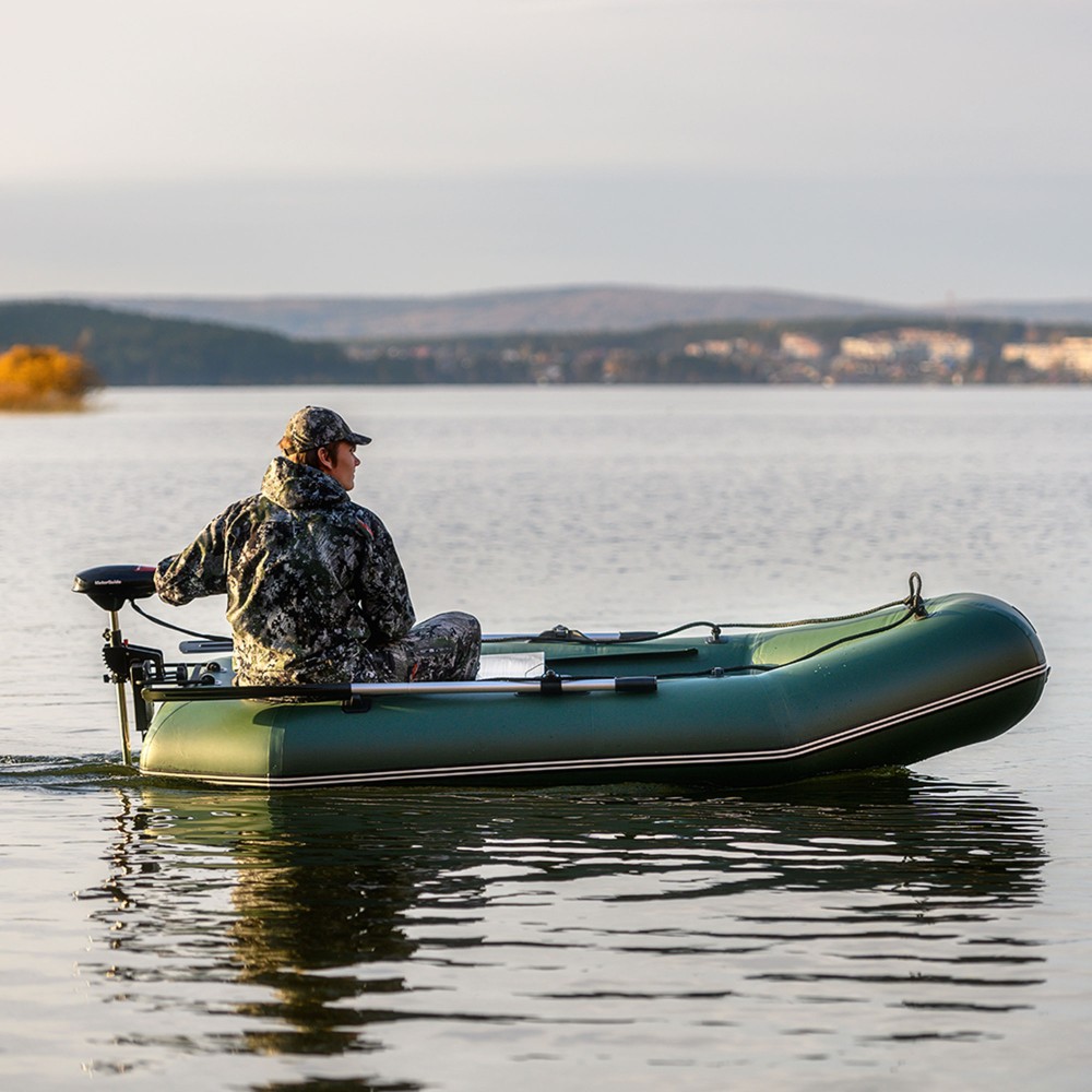 YUKONA 230 G Inflatable Boat mit Lattenboden 2,32m - TK 180kg - grün