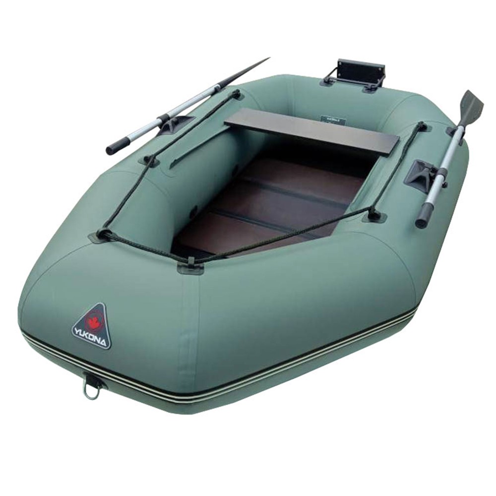 YUKONA 230 G Inflatable Boat mit Lattenboden 2,32m - TK 180kg - grün