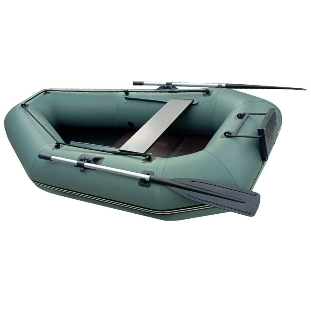YUKONA 230 G Inflatable Boat mit Lattenboden 2,32m - TK 180kg - grün