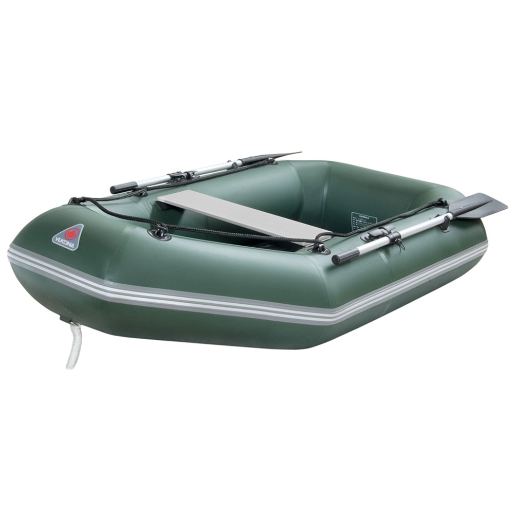 YUKONA 230 G Inflatable Boat mit Lattenboden 2,32m - TK 180kg - grün