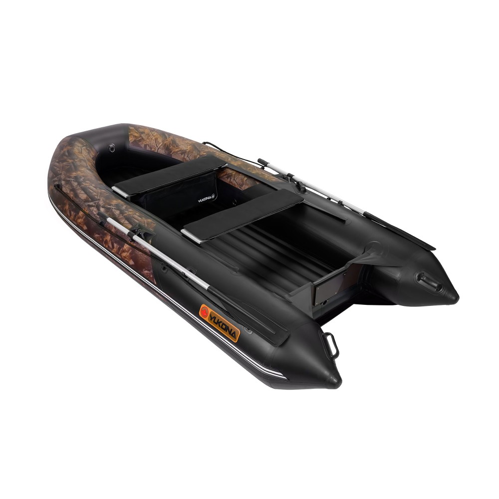 YUKONA 300 Inflatable Boat - Schlauchboot 3,02m - TK500kg - camouflage + black