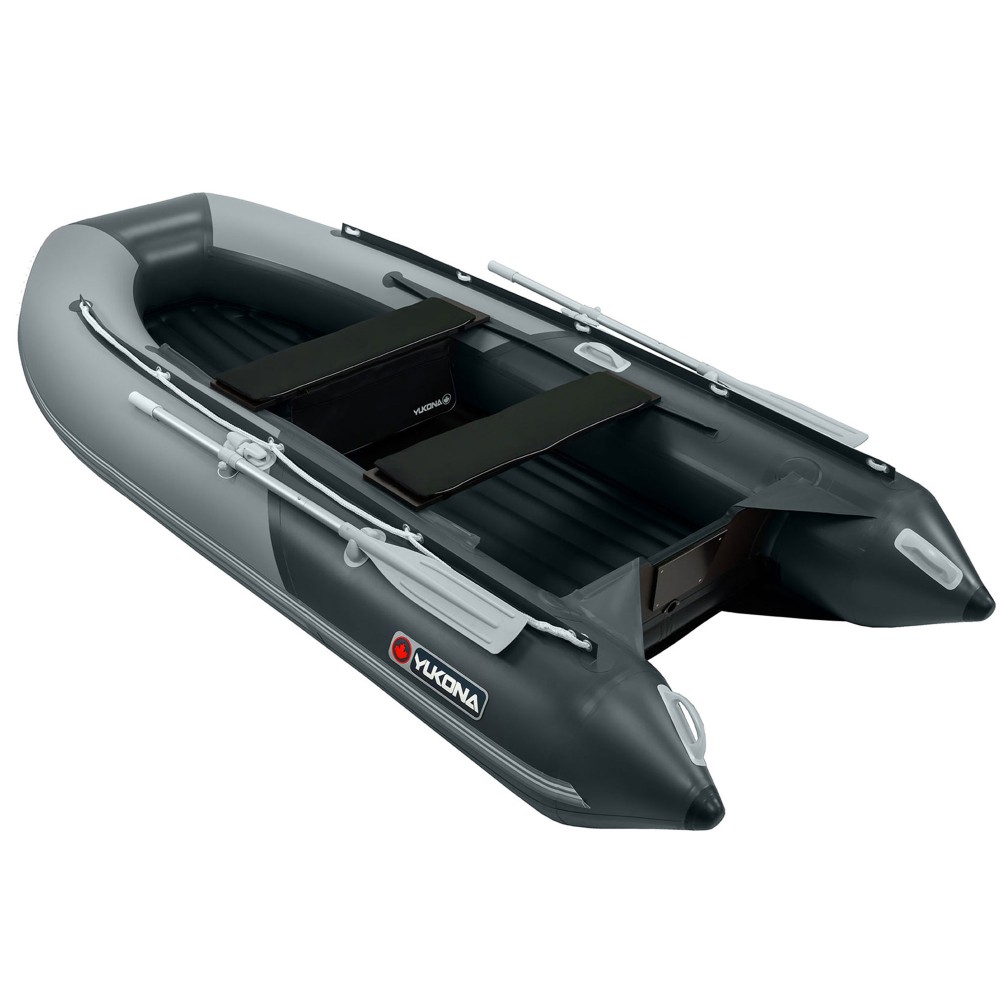 YUKONA 380 Inflatable Boat Schlauchboot 3,80m - TK740kg - Grey + Dark grey