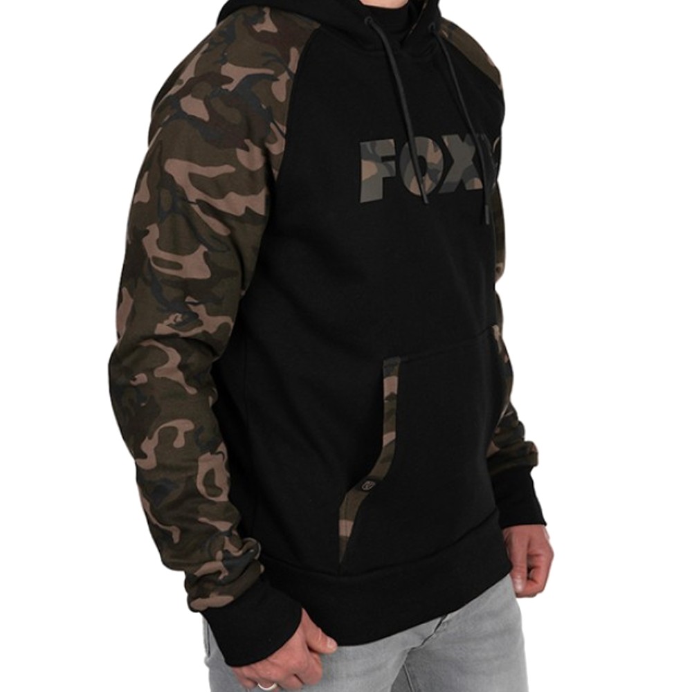 Fox Black/Camo Reglan Hoodie Gr. XL - schwarz