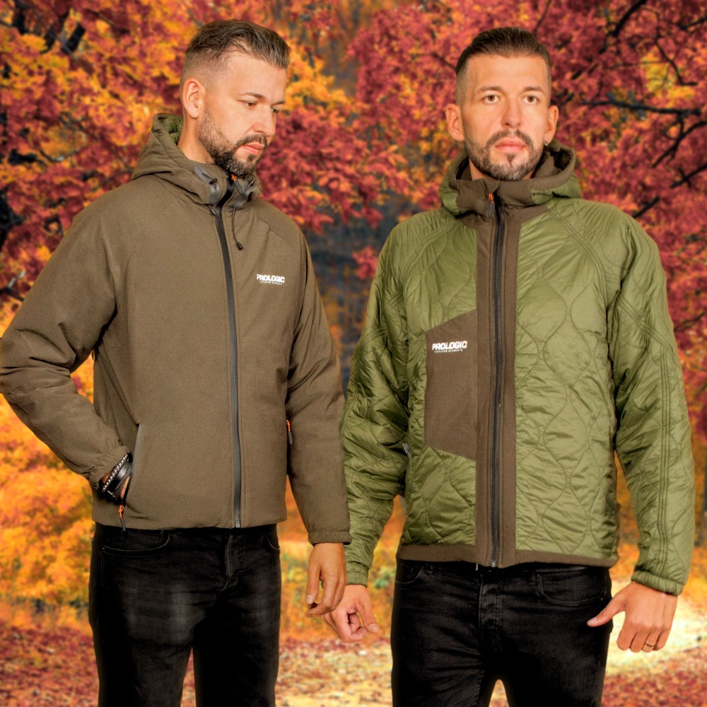 Prologic Traverse Jacket Wende-Steppjacke Gr. XL - Dark Olive