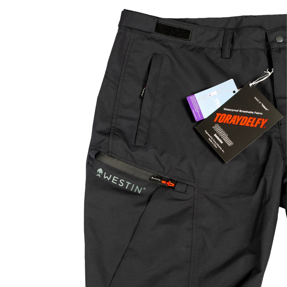 Westin W6 Rain Pants Regenhose Gr. M - Steel Black