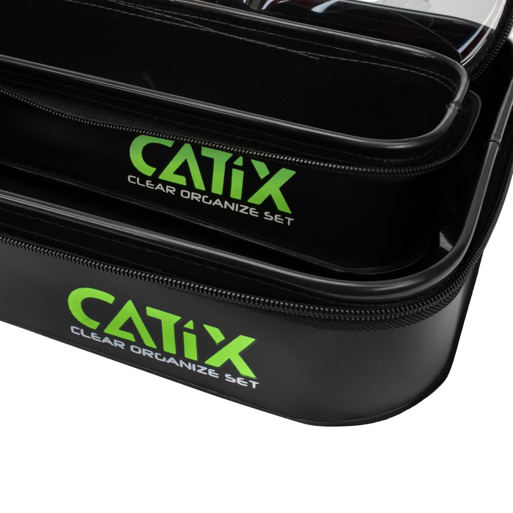 Catix Clear Organize Set 5 teilig - Kleinteil-Taschen 37 x 25 x 7cm