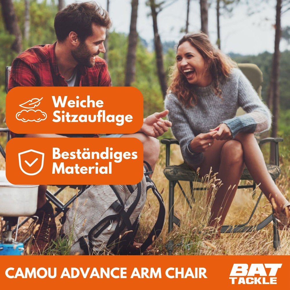 BAT-Tackle Camou Advance Arm Chair Karpfenstuhl