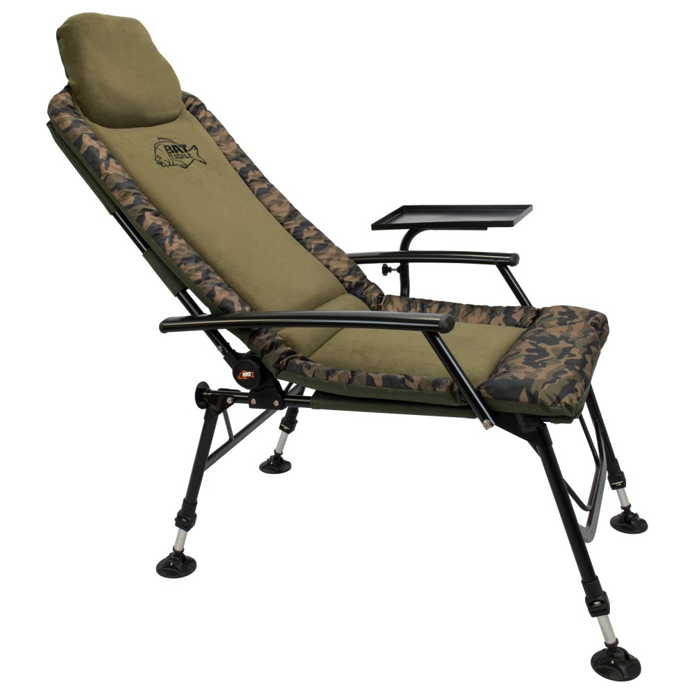 BAT-Tackle Camou Chair mit Seitentisch Karpfenstuhl