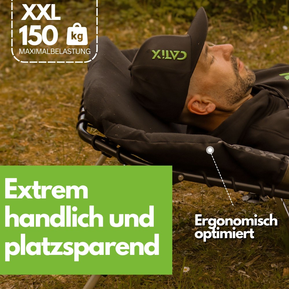 Catix D-Camou 8-Leg Bedchair - Liege grau - 12,5kg