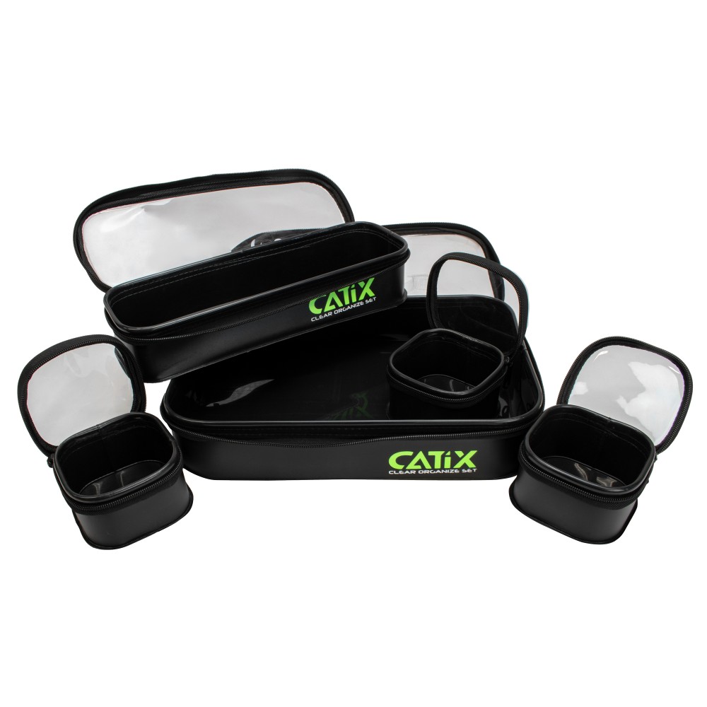 Catix Tackle Container , Clear Organize Set & Lure Boxen Bundle - Taschenset
