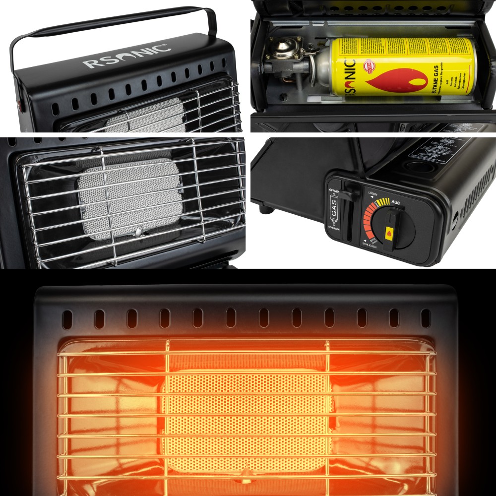 Rsonic Butangas Camping Heizung 1300Watt - Gasheizung