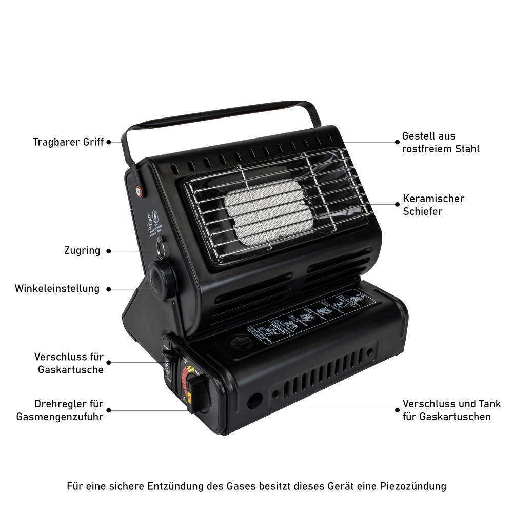 Rsonic Butangas Camping Heizung 1300Watt - Gasheizung
