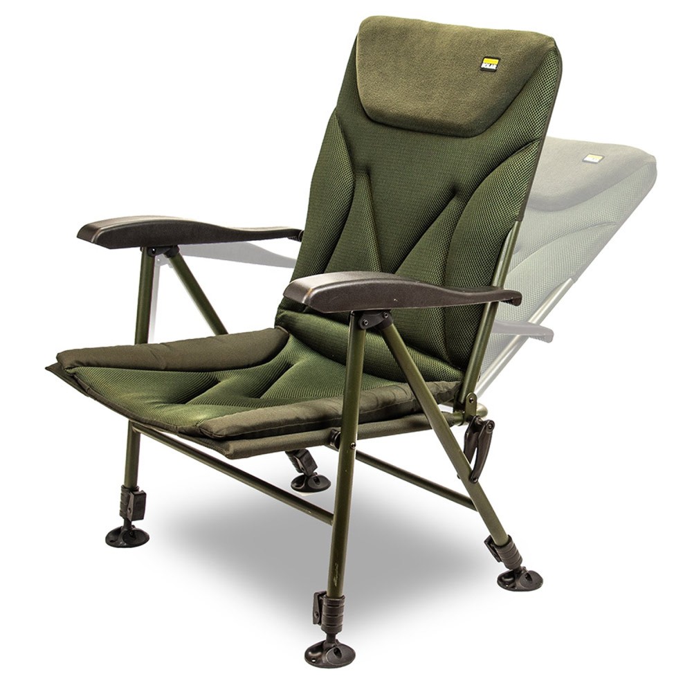 Solar Tackle Bankmaster Recliner Chair Karpfenstuhl Grün - 6kg