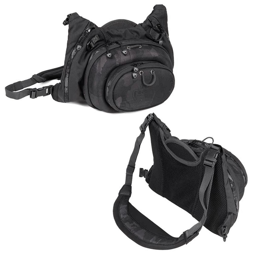 Fox Rage Camo Voyager Chest Pack - Brusttasche Front:38x17x23cm Back:31x7x30cm+ 2 Tackle Boxes