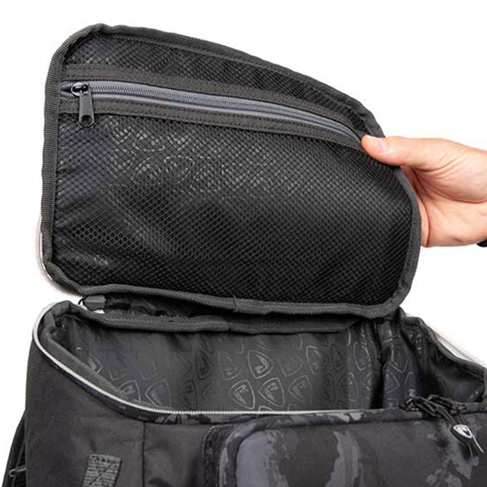 Fox Rage Camo Voyager Rucksack (incl. Tackle Boxen) 32x28x39cm - + 5 Boxes