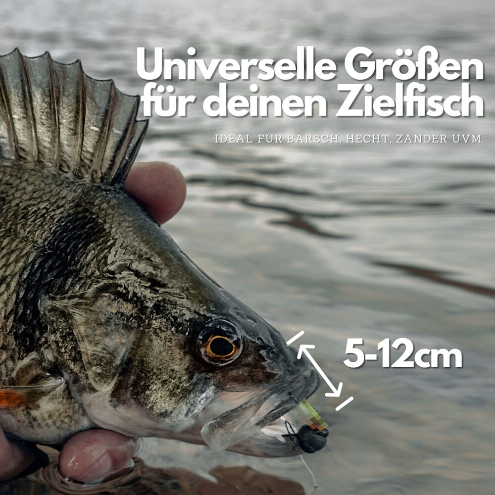 Gummifisch Mix - Barsch, Zander, Forelle Clear Water - 5-12 cm