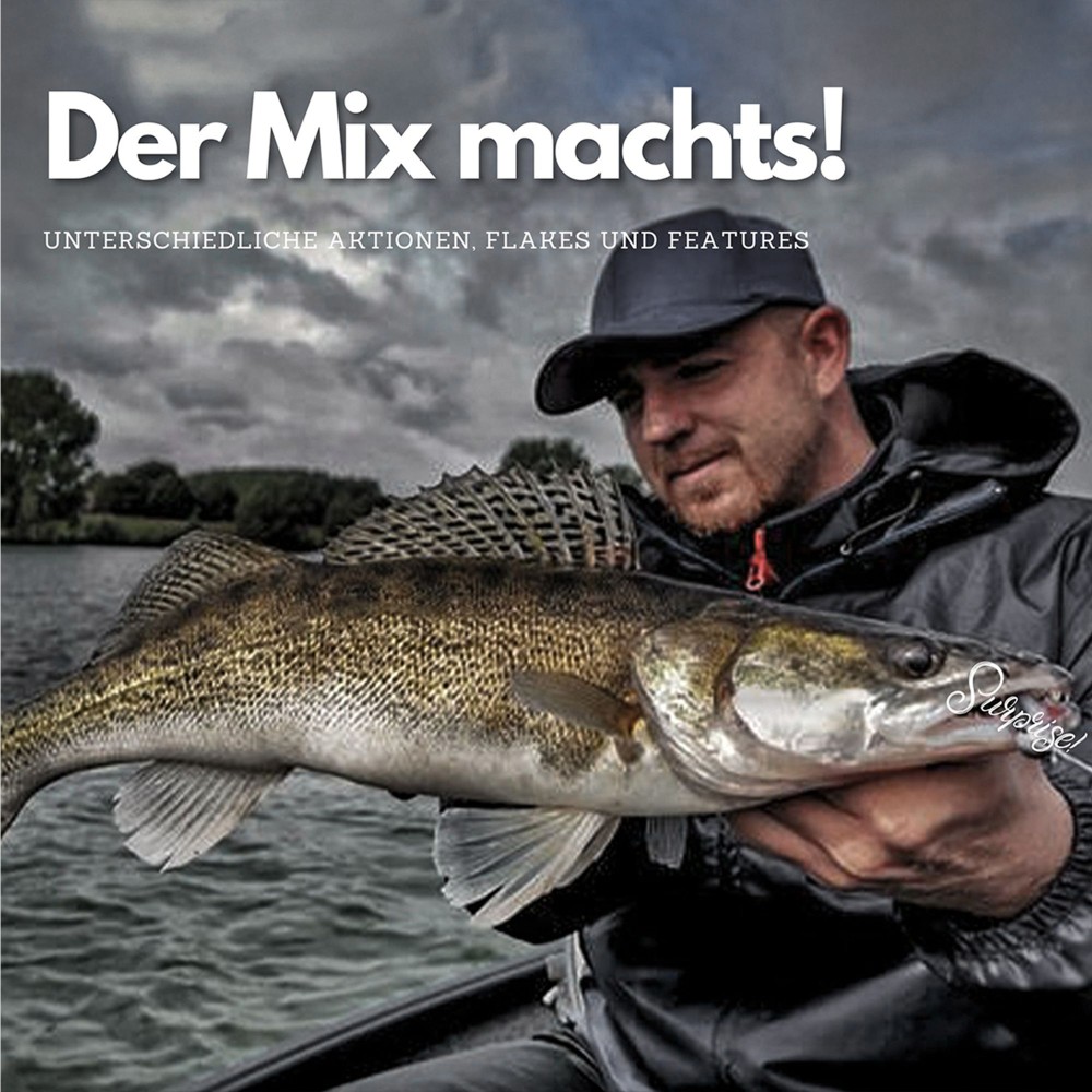 Gummifisch Mix - Hecht, Zander Dark Water - 10-16 cm