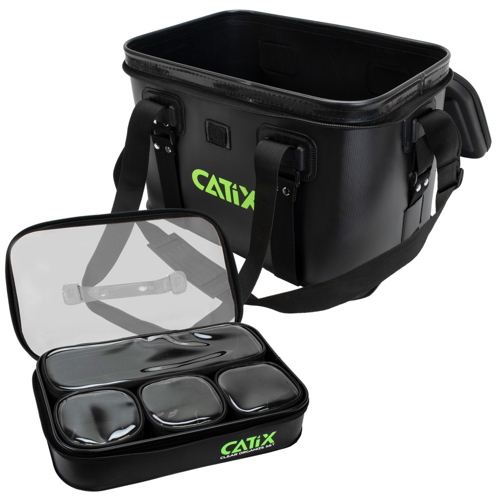Catix Tackle Container , Clear Organize Set & Lure Boxen Bundle - Taschenset
