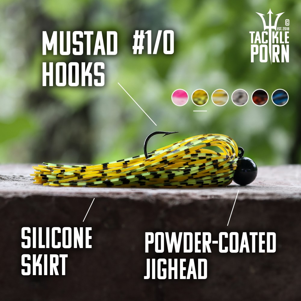Tackle P*rn Skirted Jig Set 7g - 6 Stück